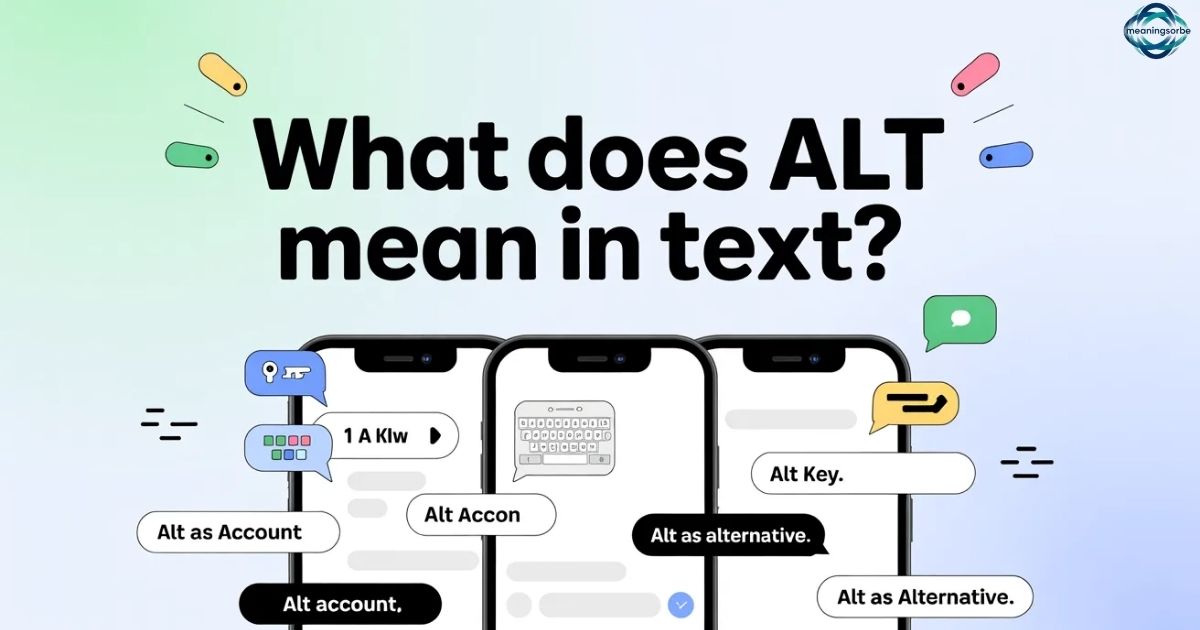 What Does ALT Mean in Text?