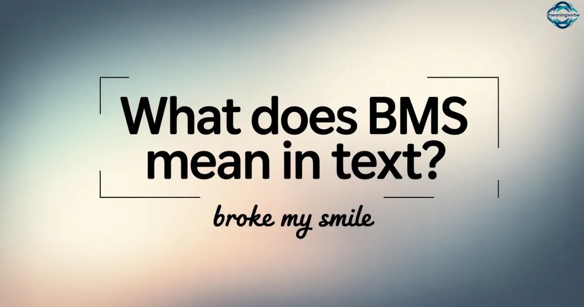 What Does BMS Mean in Text